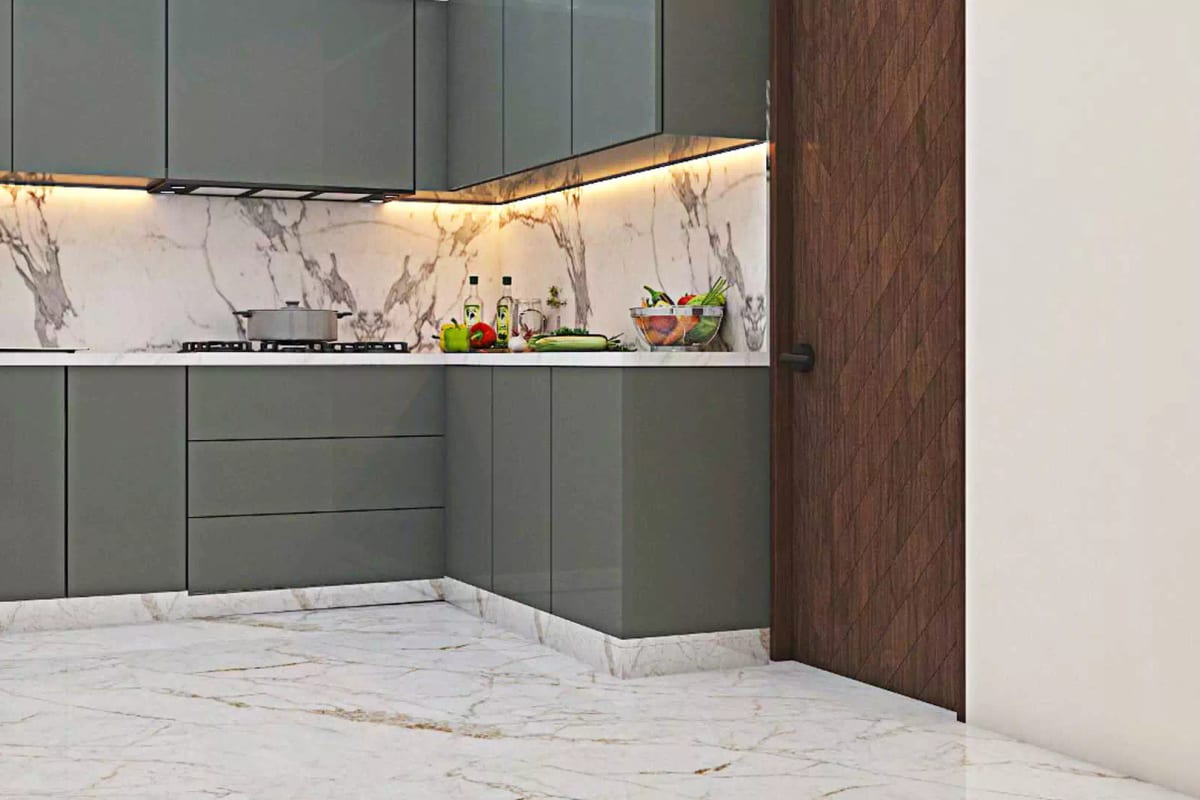 Abode Aravindam: Sample kitchen