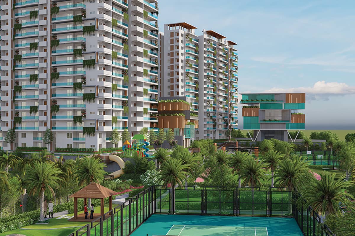 Ananda The Drizzle: Tennis court and sports area