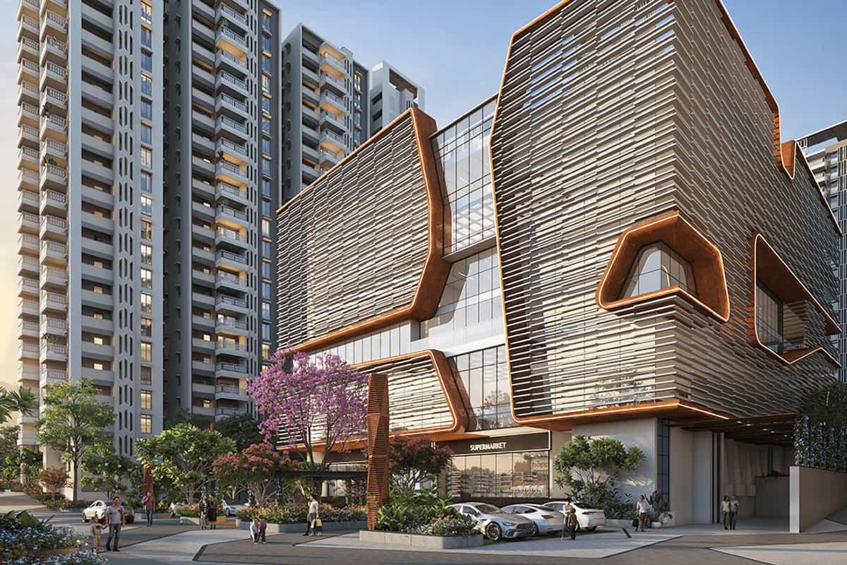 Ananda The Legacey: Clubhouse 1 facade