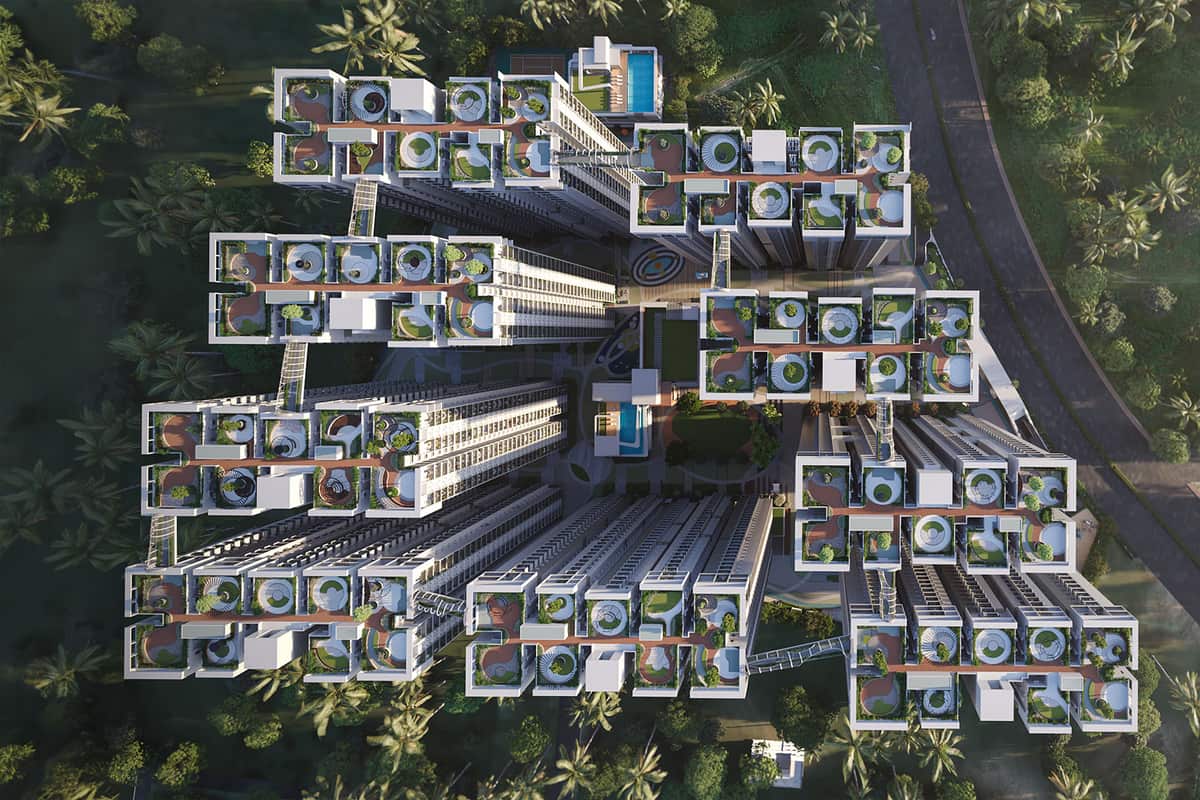Anvita High 9: Aerial view of the site