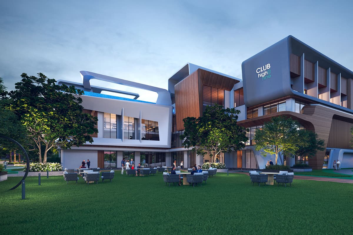 Anvita High 9: Clubhouse exterior