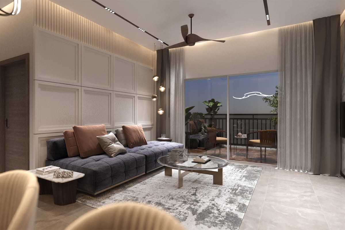 Anvita High 9: Sample living room