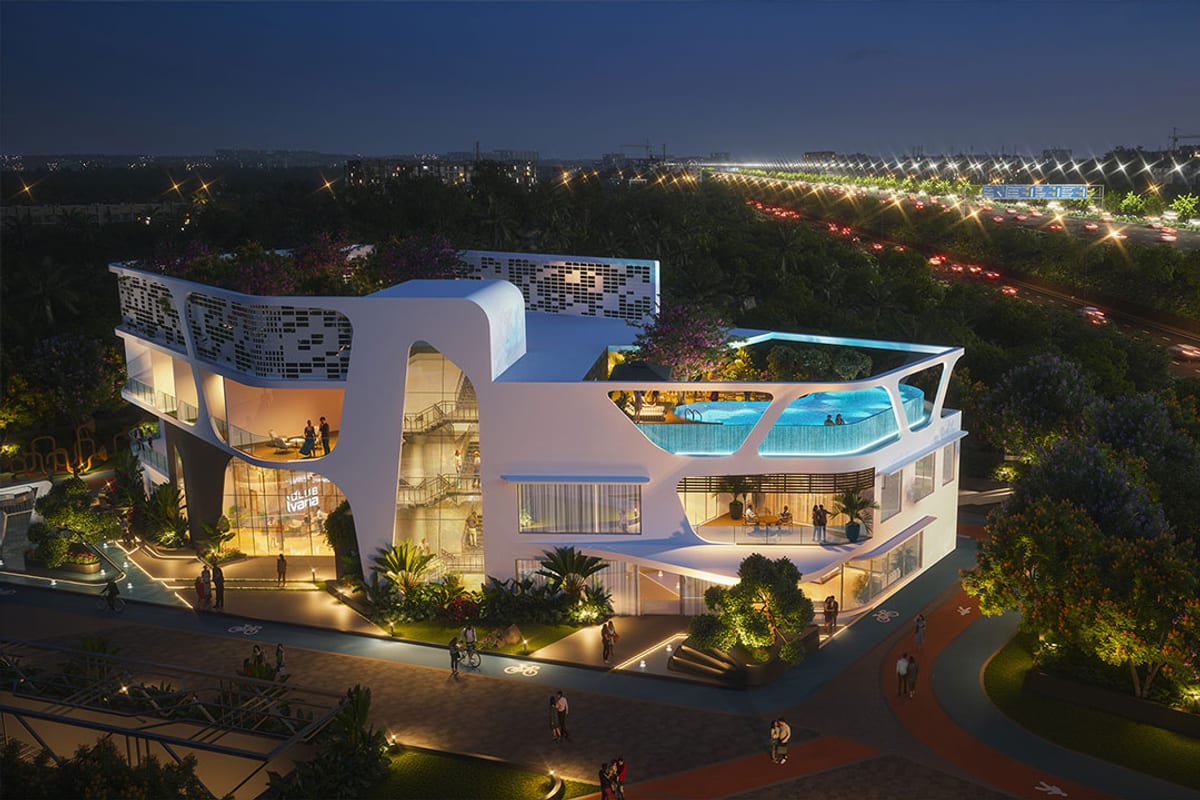 Anvita Ivana: Clubhouse at night