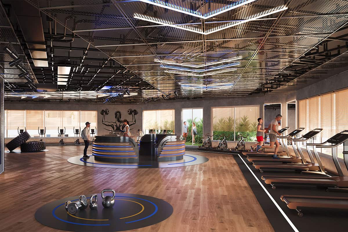 Anvita Ivana: Clubhouse gym