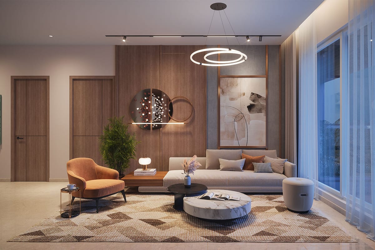 Anvita Ivana: Sample living room