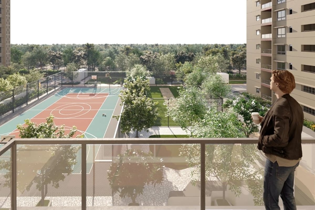 Aparna Greenscapes: Basketball Court (artist impression)
