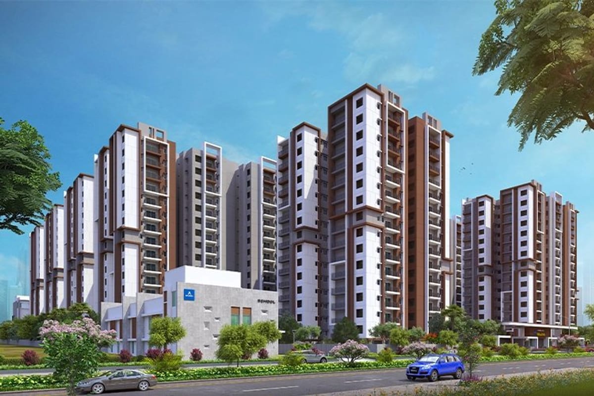 Aparna Kanopy Yellow Bells: Tower elevation (artist impression)