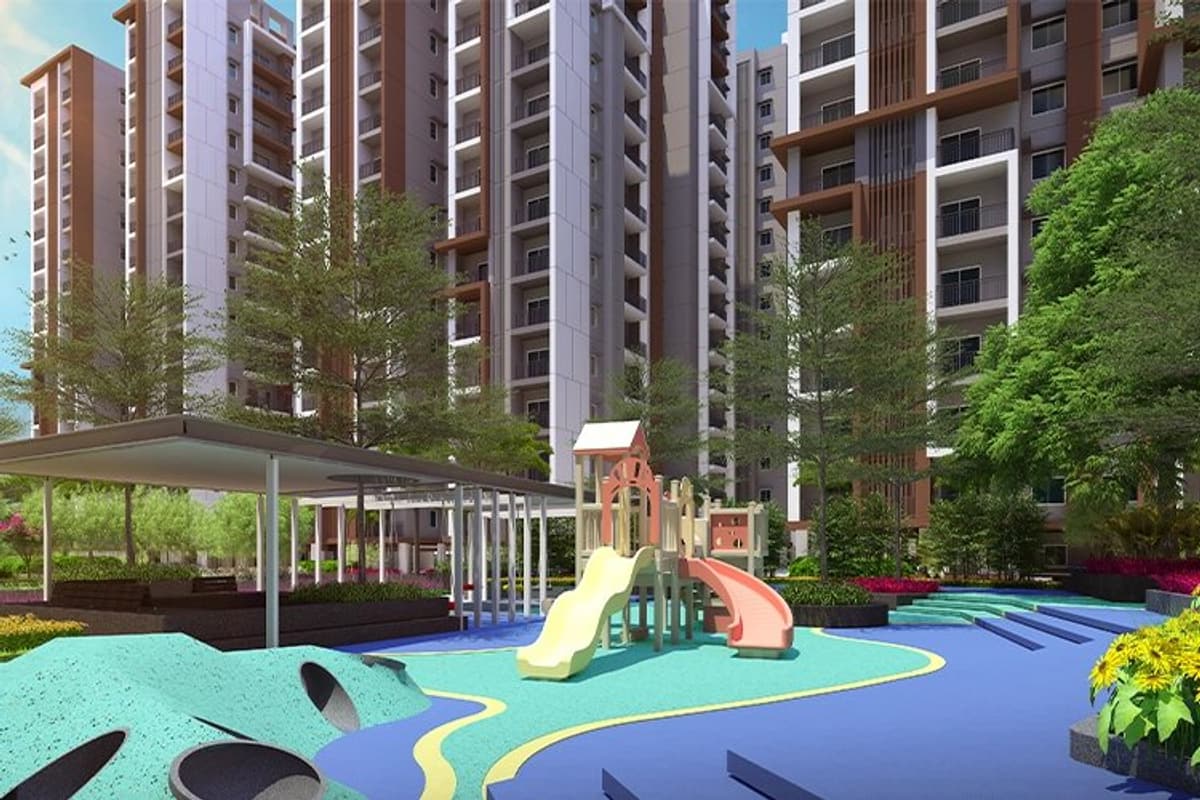 Aparna Kanopy Yellow Bells: Kids play area (artist impression)