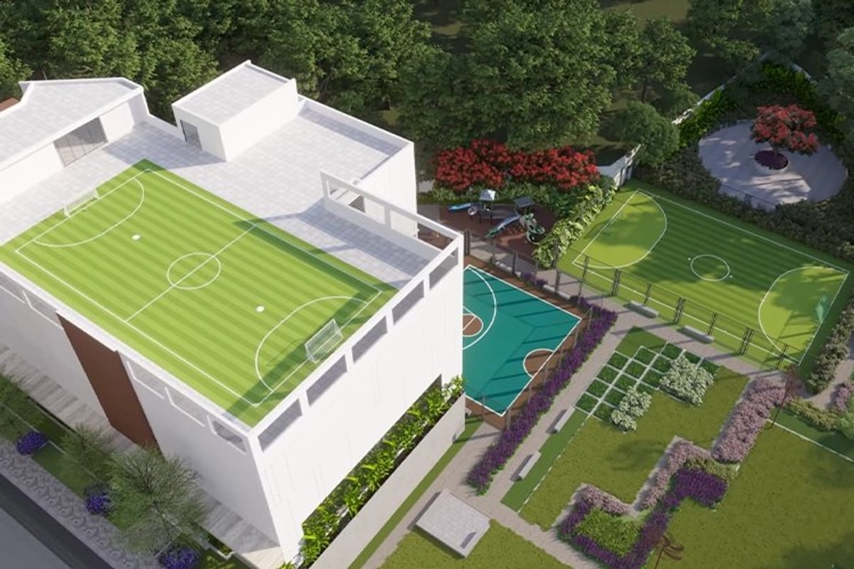 Aparna Zenon: Mini Futsal Field (artist impression)