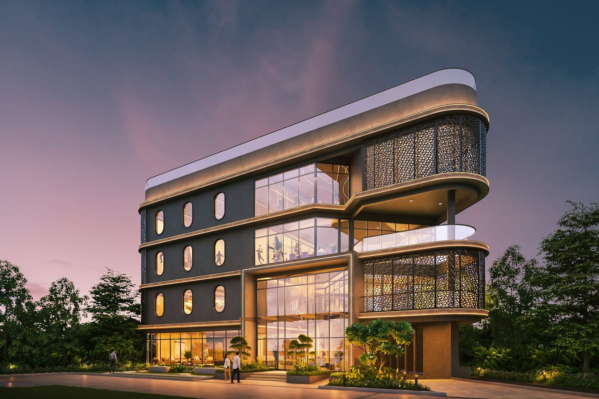 ARK Artha: Club Artha clubhouse building
