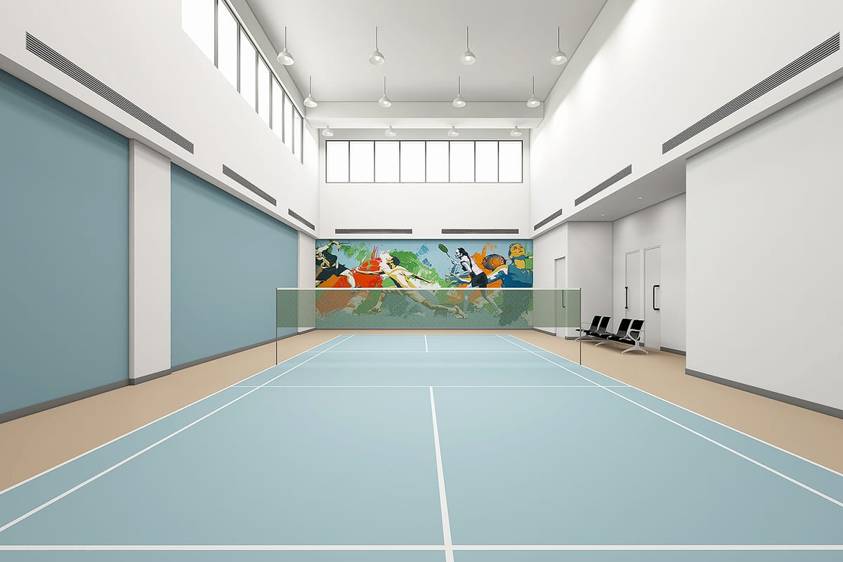 Aurobindo The Regent: Indoor badminton court