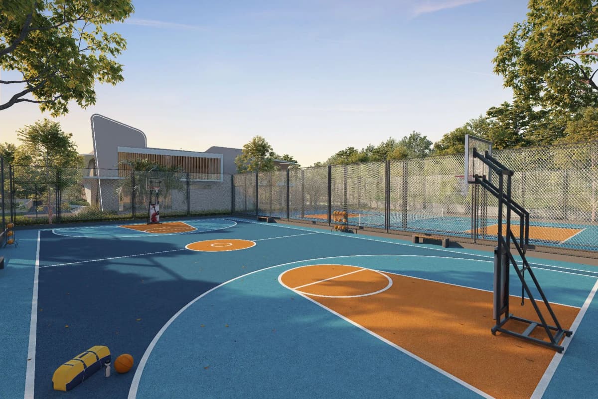 Bluefin Sylvanor: Basketball court (rendering)