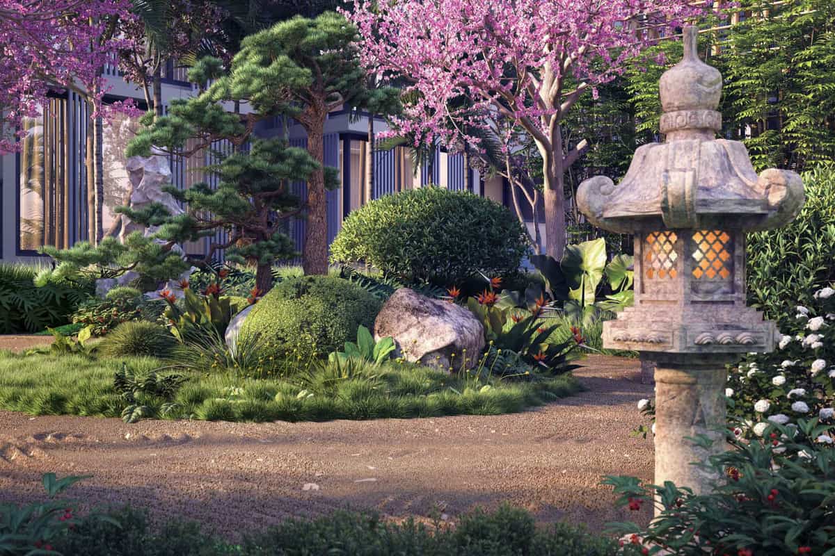 Casagrand Evon: Japanese-themed sculpture garden