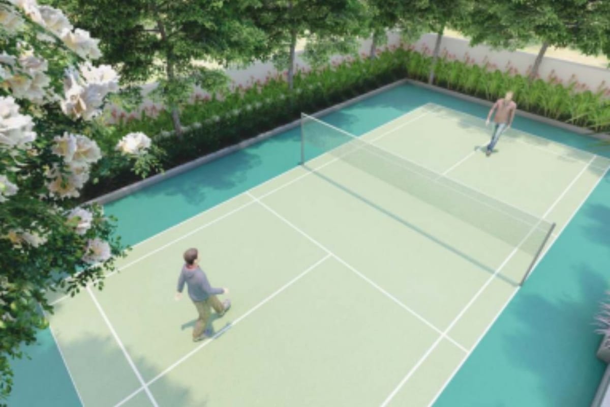Chavala Hedgewoods: Outdoor court