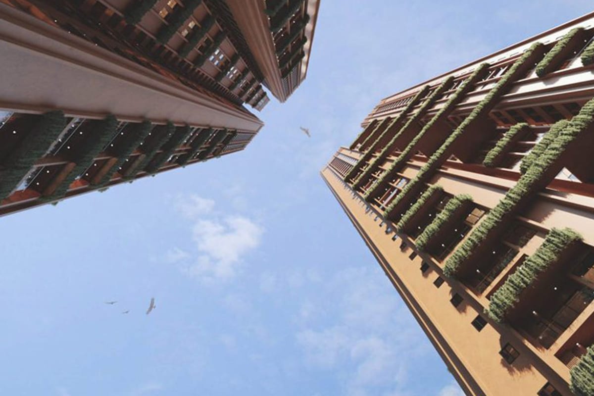 DSR Skymarq: Towers seen from the ground (artist impression)
