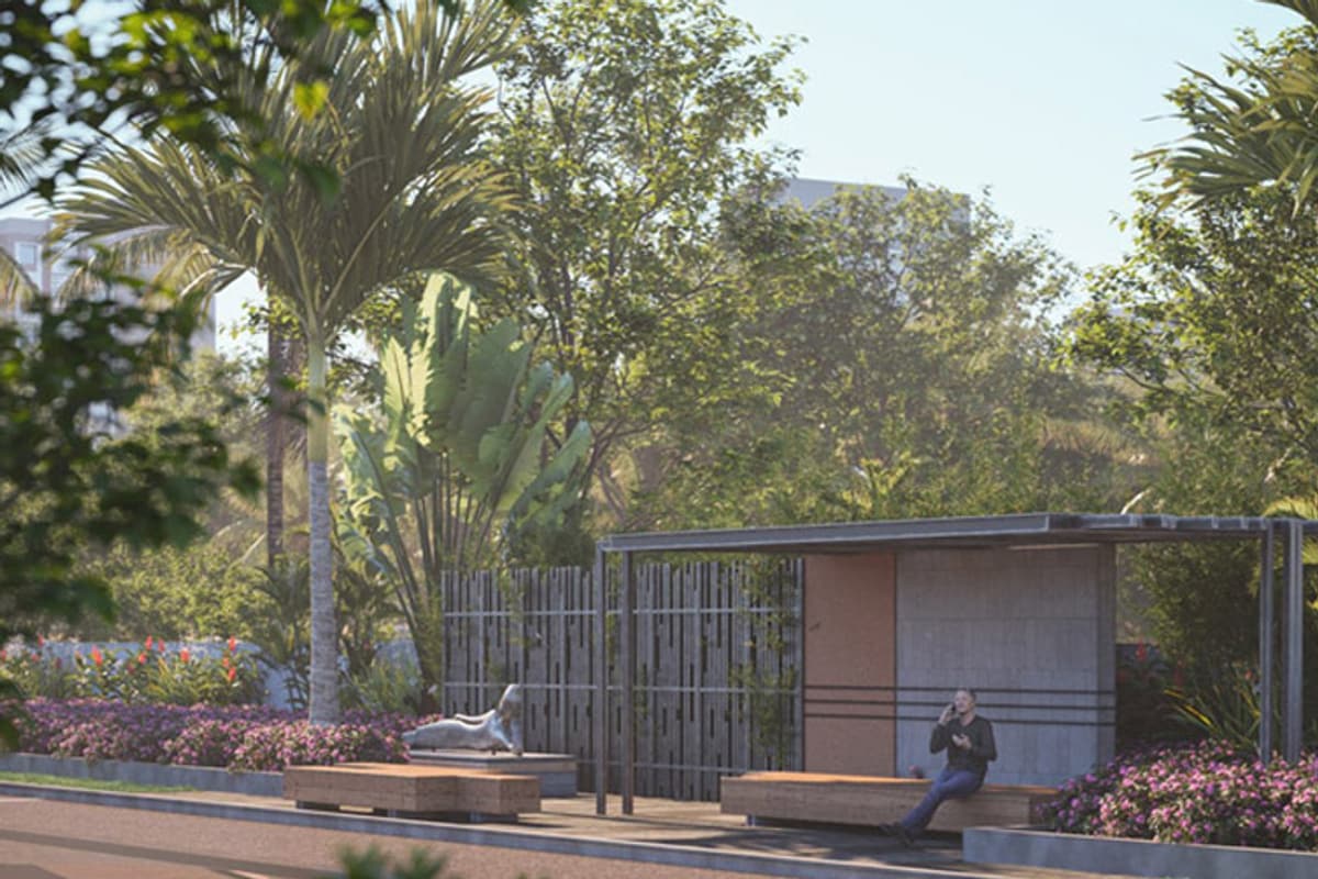 DSR Skymarq: Landscaped seating pavilion (artist impression)
