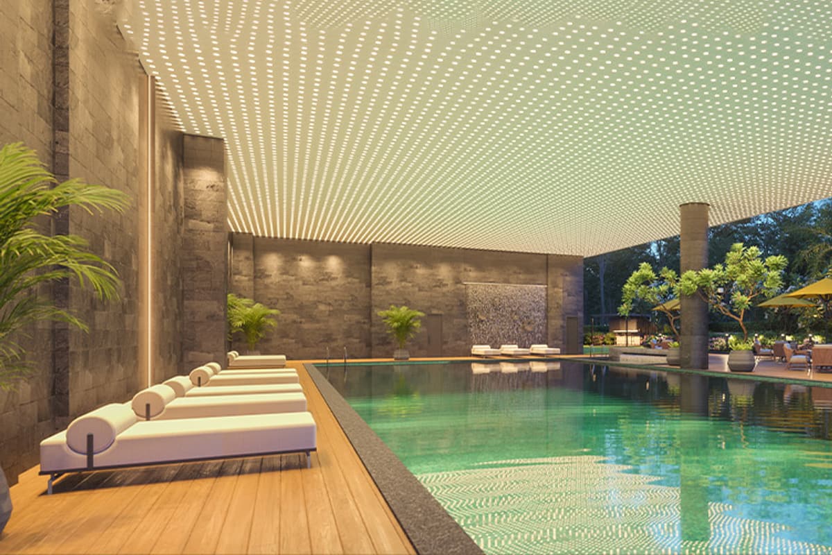 DSR Skymarq: Indoor temperature-controlled pool (artist impression)