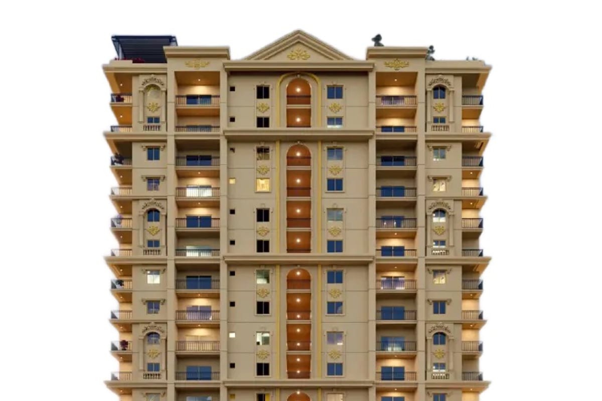 Giridhari 24 Carat: Tower front elevation