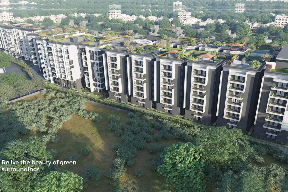 Hivision Heights: Aerial view of the blocks