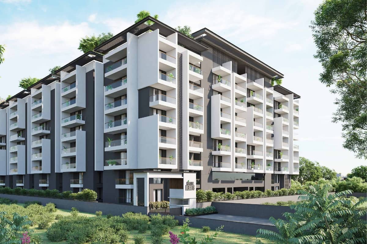 Hivision Heights: Side view of the blocks