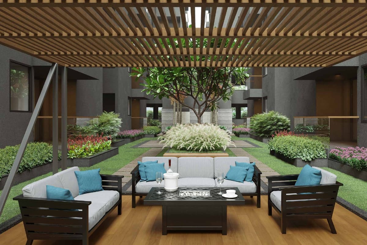 Hivision Heights: Pergola lounge