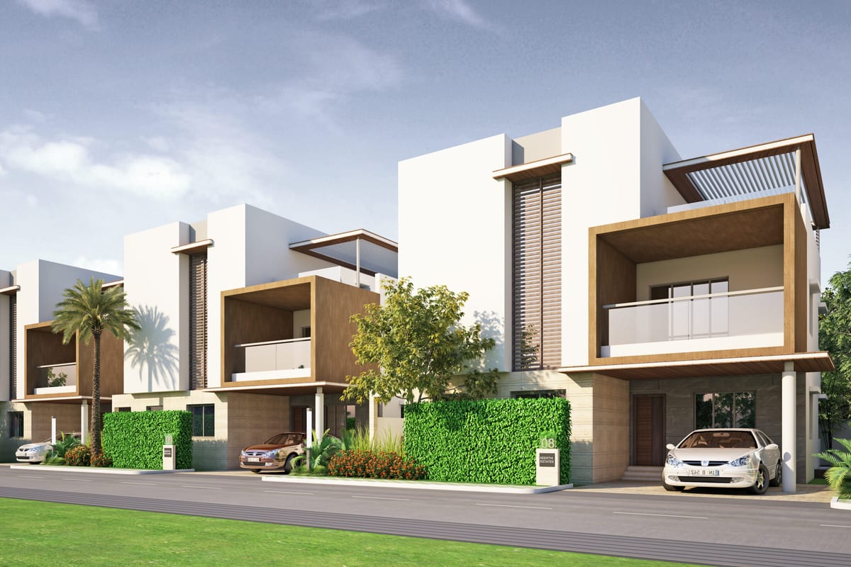 Keerthi Riverside, apartment and villa project in Kismatpur, Hyderabad