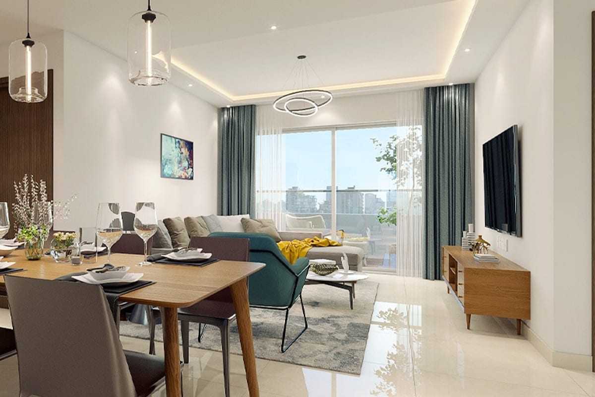Lansum El Dorado: Sample living and dining room