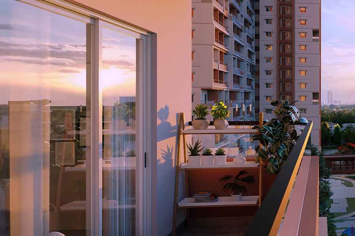 Lansum El Dorado: Sky deck view at dusk