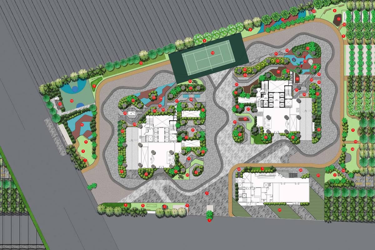 Lansum El Palacio: Site layout