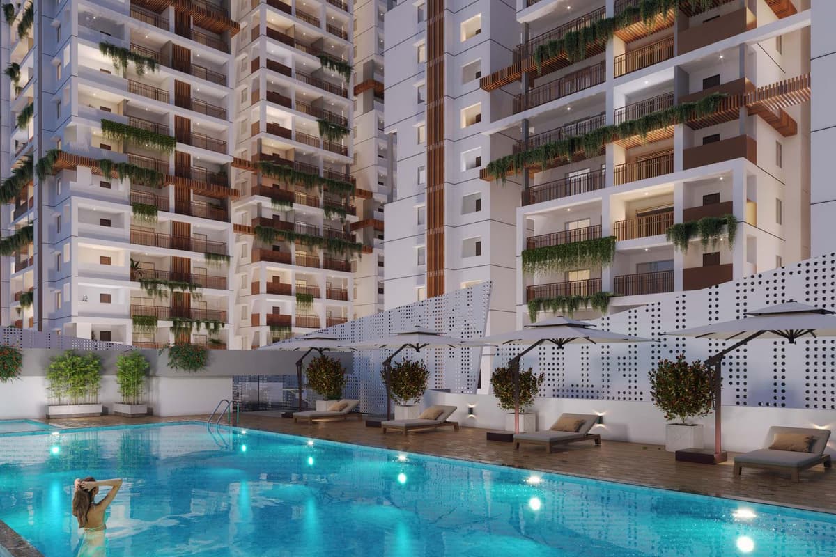 Lansum El Palacio: Swimming pool and deck