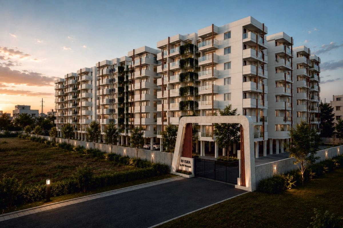 RV Isira, apartment project in Kismatpur, Hyderabad