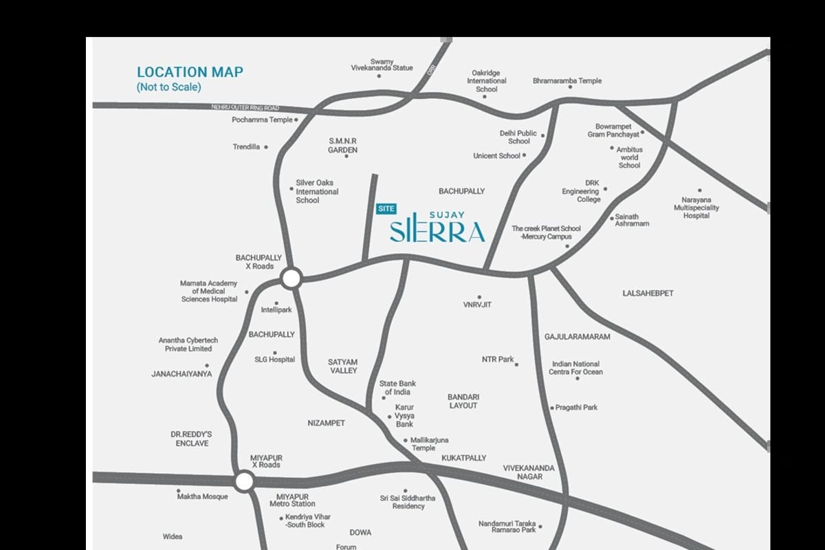 Sujay Sierra: Location map