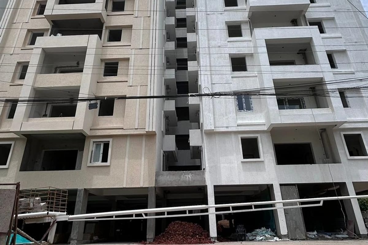 Sujay Sierra: Both blocks under construction, July 2024